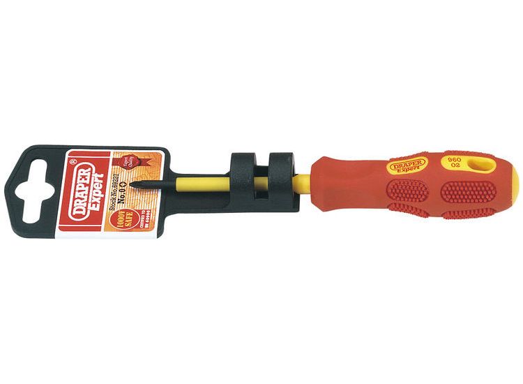 Draper 69227 No.0 x 60mm Fully Insulated PZ Slot Screwdriver