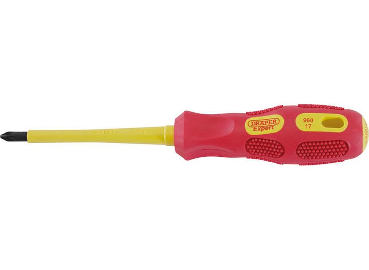 Draper 69229 No.2 x 100mm Fully Insulated PZ Slot Screwdriver
