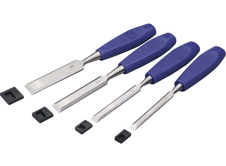 Draper 69619 Bevel Edge Wood Chisel Set (4 Piece)