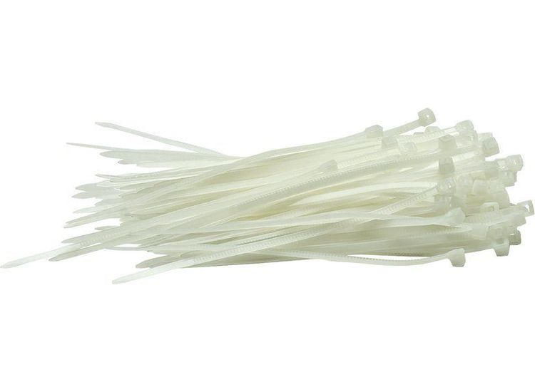 Draper 70390 White Cable Ties (100 pieces)