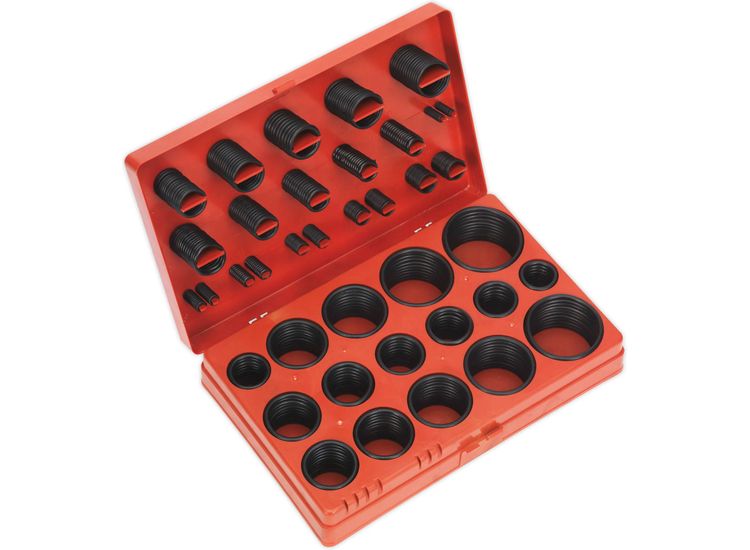 Sealey BOR419 Rubber O-Ring Assortment 419pc - Metric