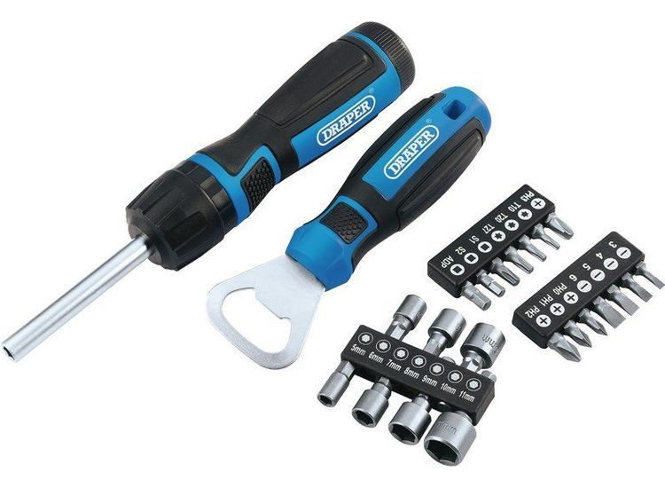 Draper 70443 Ratchet Screwdriver (23 piece)