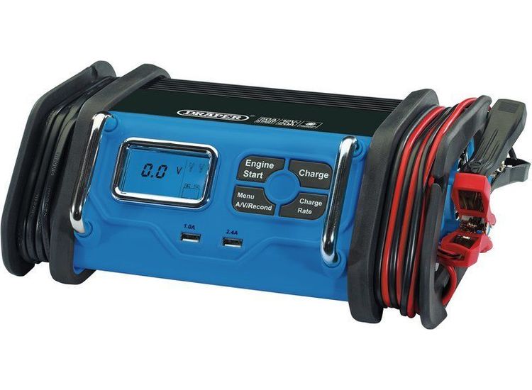 Draper 70807 12V Battery Starter Charger