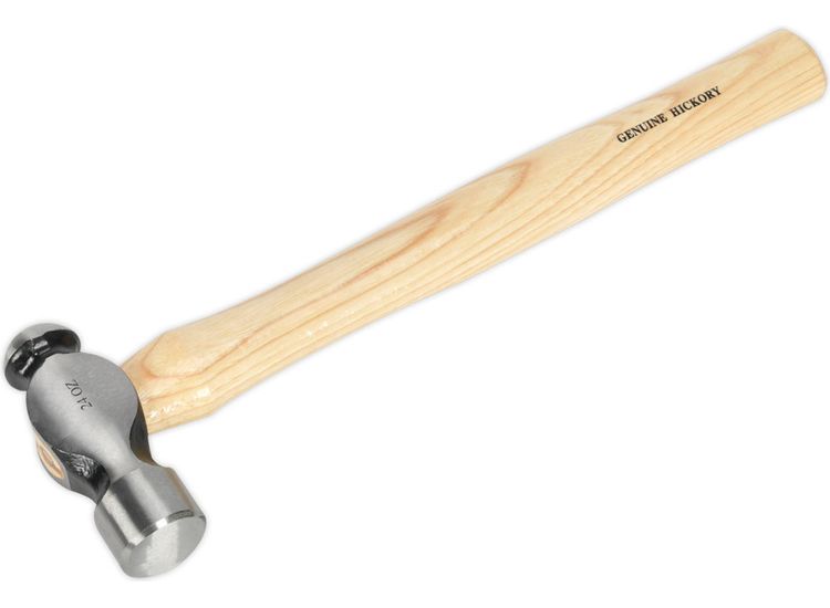 Sealey BPH24 Ball Pein Hammer 1.5lb Hickory Shaft