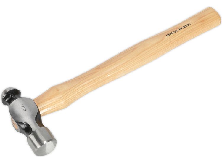 Sealey BPH40 Ball Pein Hammer 2.5lb Hickory Shaft