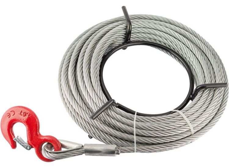 Draper 71353 20M Wire Rope with Hook for 71208