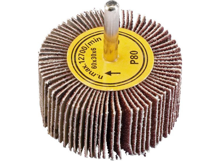 Draper 71919 Abrasive Flap Wheel (60mm x 30mm 80 Grit)