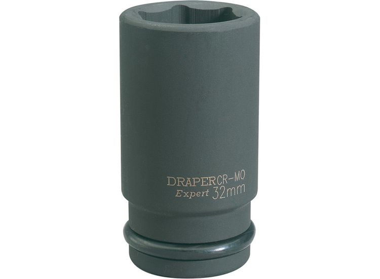 Draper 71924 32mm 3/4" Sq. Dr. Hi-Torq&amp;#174; 6 Point Deep Impact Socket