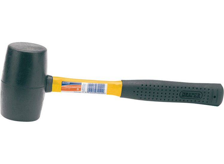 Draper 72020 Rubber Mallet with Fibreglass Shaft (680g - 24oz)