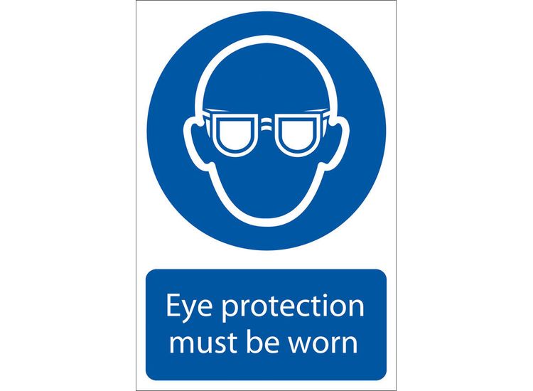 Draper 72080 Eye Protection' Mandatory Sign