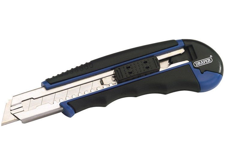 Draper 72144 18mm Retractable Knife with Seven Segment Blade