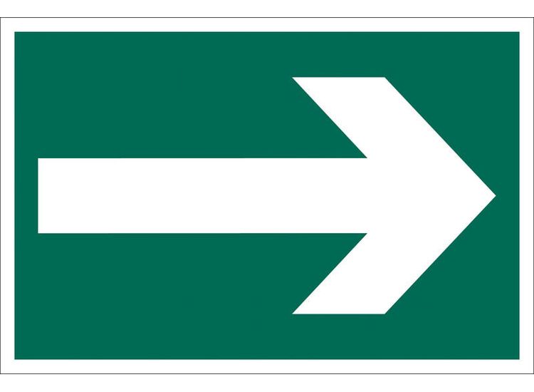 Draper 72451 Arrow Symbol' Safety Sign