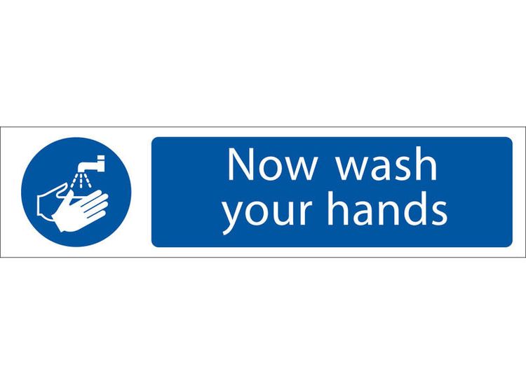 Draper 73157 Wash Your Hands' Mandatory Sign