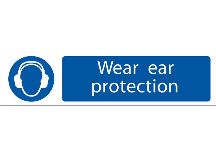 Draper 73158 Ear Protection' Mandatory Sign