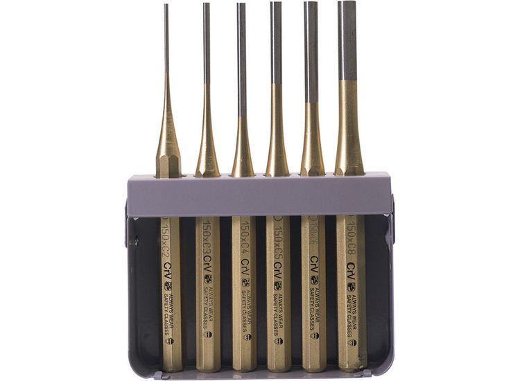 Draper 74712 Octagonal Parallel Pin Punch Set (6 Piece)
