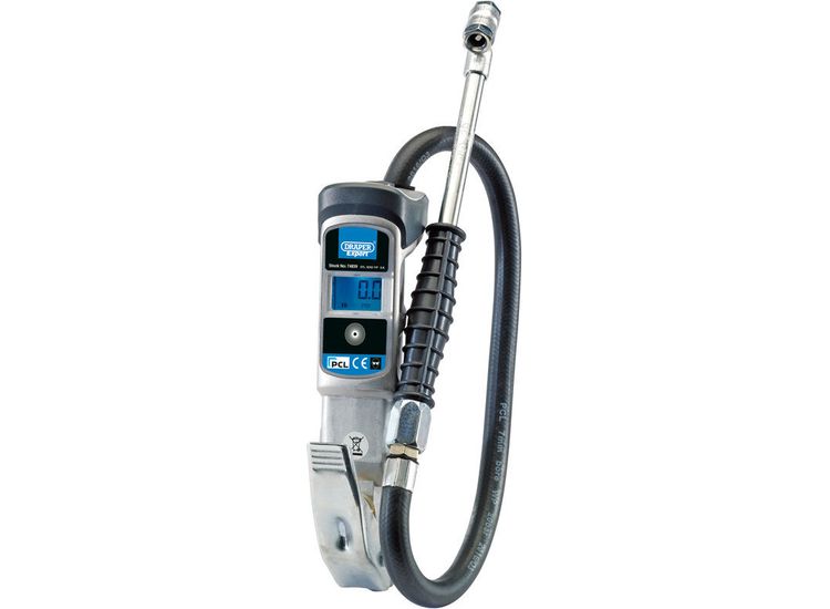 Draper 74839 Digital Gauge Air Line Inflator With Twin Connectors