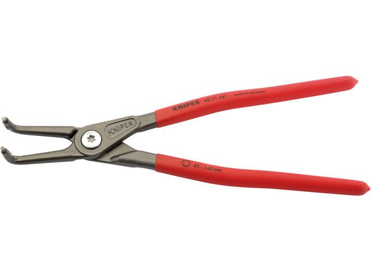Draper 75087 Knipex 48 21 J41 305mm 90&amp;deg; Internal Straight Tip Circlip Pliers 85 - 140mm Capacity