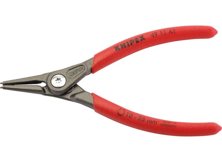 Draper 75089 Knipex 49 11 A1 140mm External Straight Tip Circlip Pliers 10 - 25mm Capacity