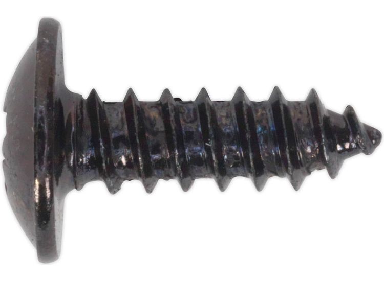 Sealey BST4213 Self Tapping Screw 4.2 x 13mm Flanged Head Black Pozi BS 4174 Pack of 100