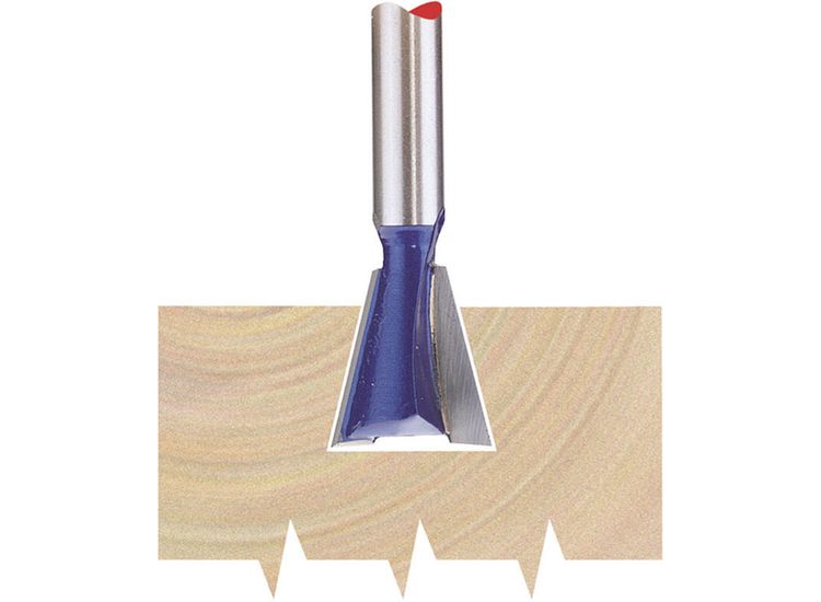 Draper 75346 1/4" Dovetail 14mm Dia. TCT Router Bit