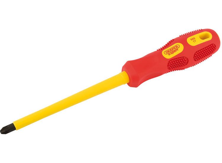 Draper 75389 No.3 x 150mm Fully Insulated PZ Slot Screwdriver