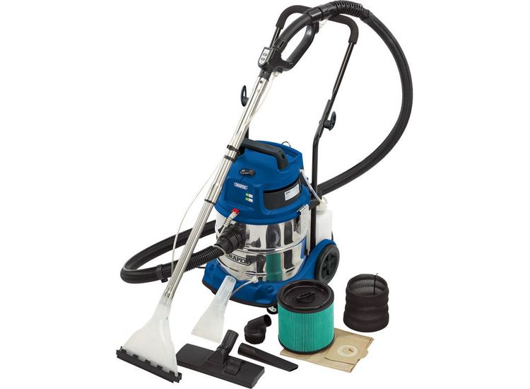 Draper 75442 20L 3 in 1 Wet and Dry Shampoo/Vacuum Cleaner (1500W)