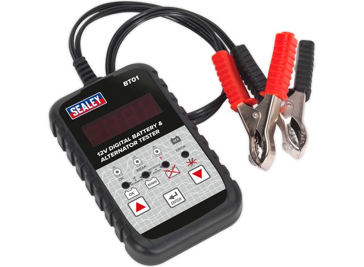 Sealey BT01 Digital Battery &amp; Alternator Tester 12V