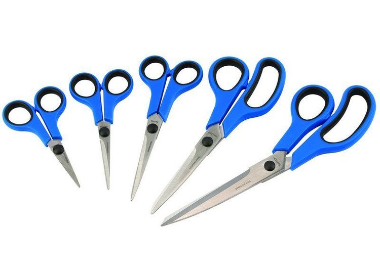 Draper 75552 Soft Grip Household Scissor Set (5 Piece)