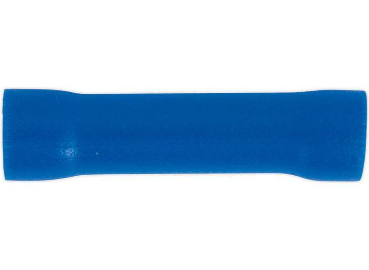 Sealey BT12 Butt Connector Terminal &amp;#8709;4.5mm Blue Pack of 100