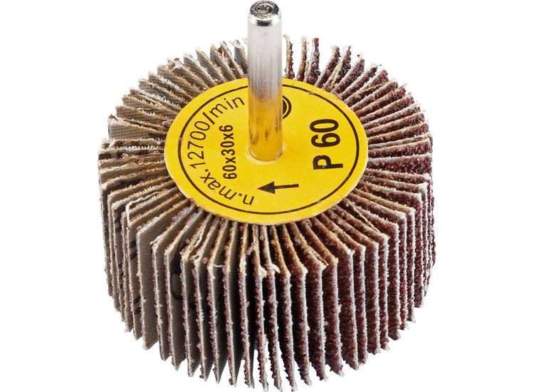 Draper 76465 Abrasive Flap Wheel (60mm x 30mm 60 Grit)