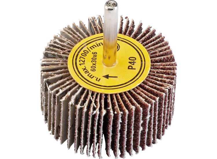 Draper 76466 Abrasive Flap Wheel (60mm x 30mm 40 Grit)