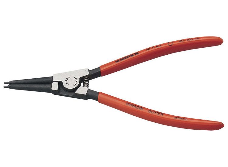Draper 77253 Knipex 46 11 A3 SB 40mm - 100mm A3 Straight External Circlip Pliers