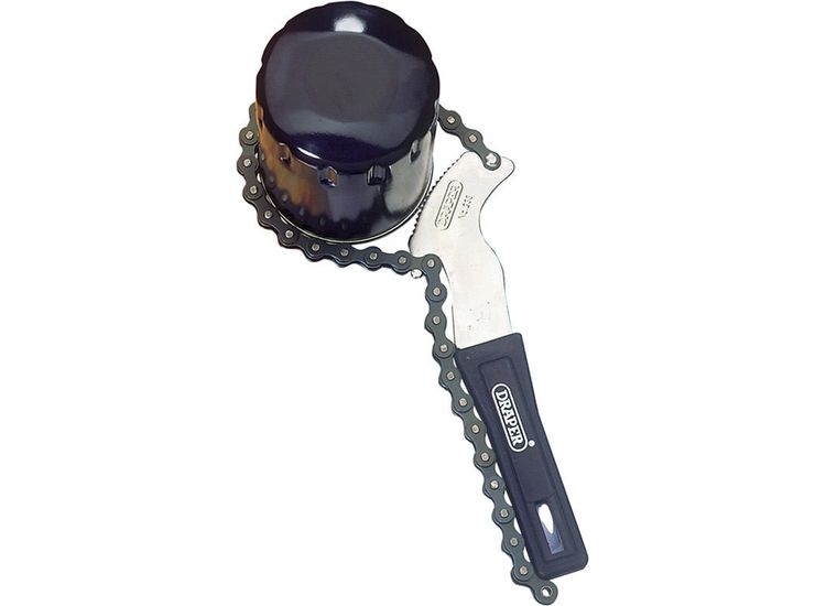 Draper 77584 100mm Capacity Chain Oil Filter Wrench