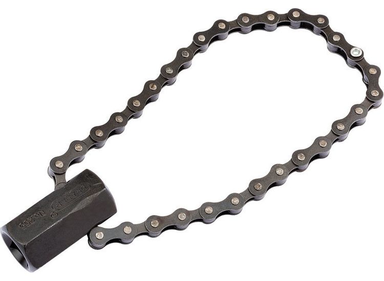 Draper 77592 1/2" Sq. Dr. or 24mm 130mm Capacity Chain Oil Filter Wrench