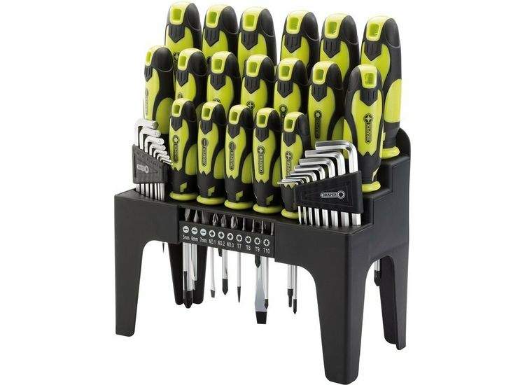 Draper 78619 Screwdriver, Hex Key and Bit Set (Green) (44 Piece)