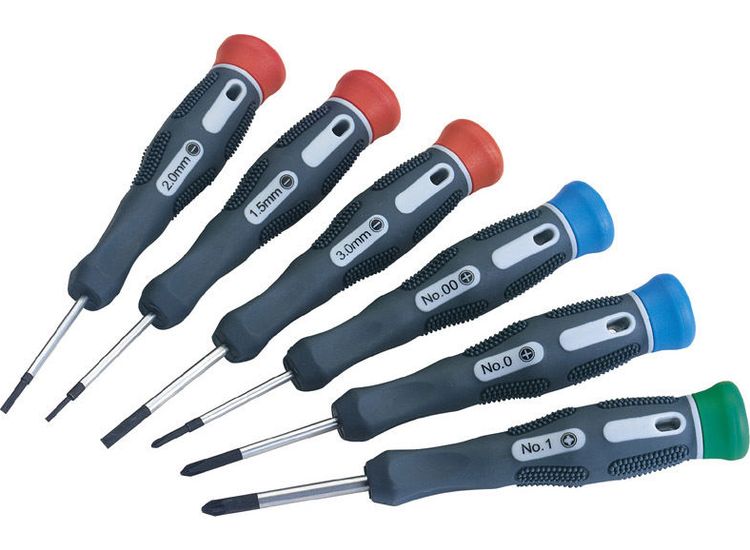 Draper 78924 Soft Grip Precision Screwdriver Set (6 Piece)