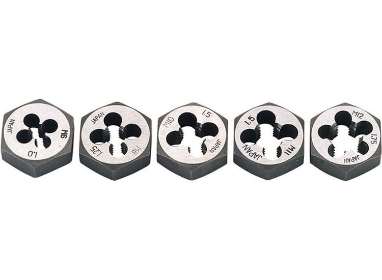 Draper 79198 Metric Hexagon Die Nut Set (5 Piece)