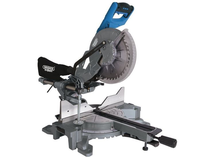 Draper 79899 255mm Double Bevel Sliding Compound Mitre Saw (2000W)