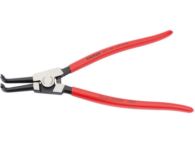 Draper 80925 Knipex 46 21 A41 85mm - 140mm A41 Bent External Circlip Pliers