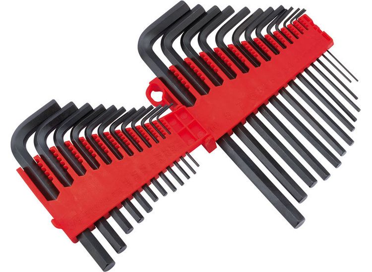 Draper 80930 Metric/Imperial Hexagon Key Set (25 Piece)