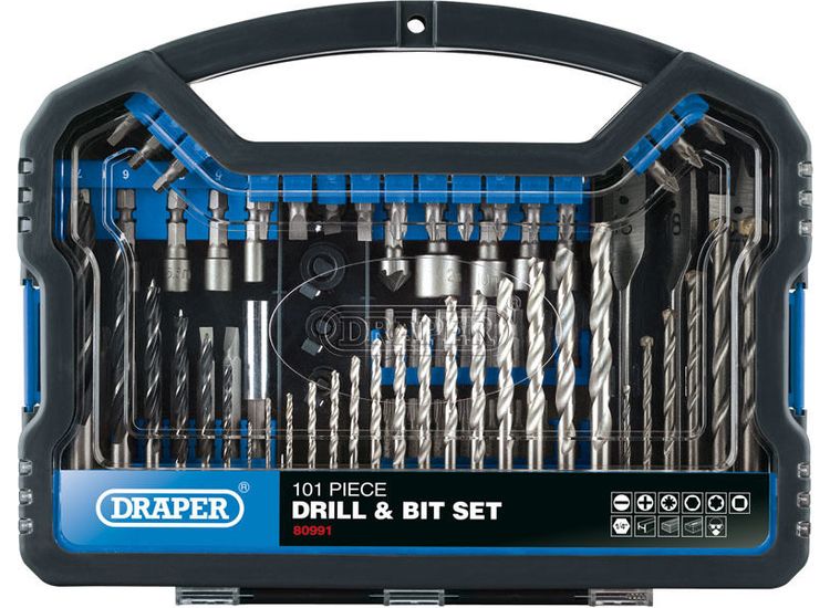 Draper 80991 Drill Bit and Accessory Kit (101 Piece)