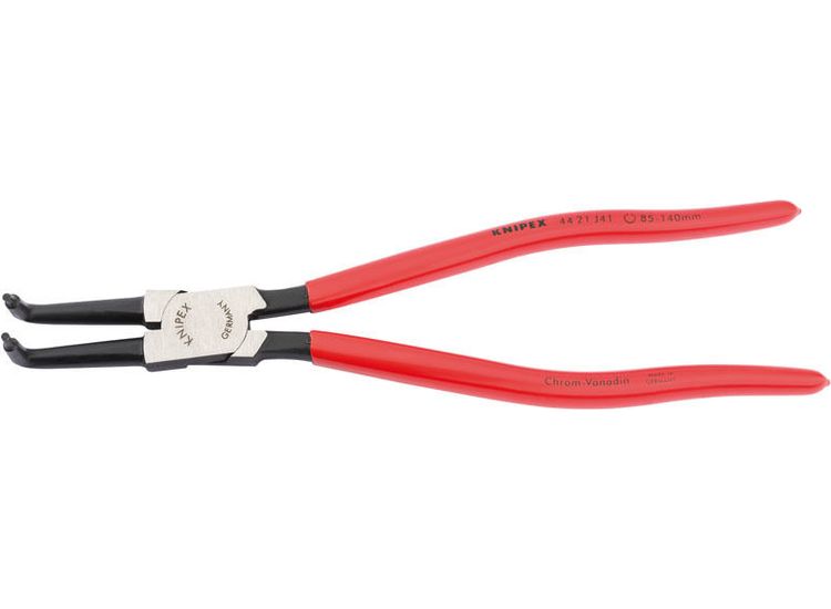 Draper 81014 Knipex 44 21 J41 85mm - 140mm J41 90&amp;deg; Bent Internal Circlip Pliers