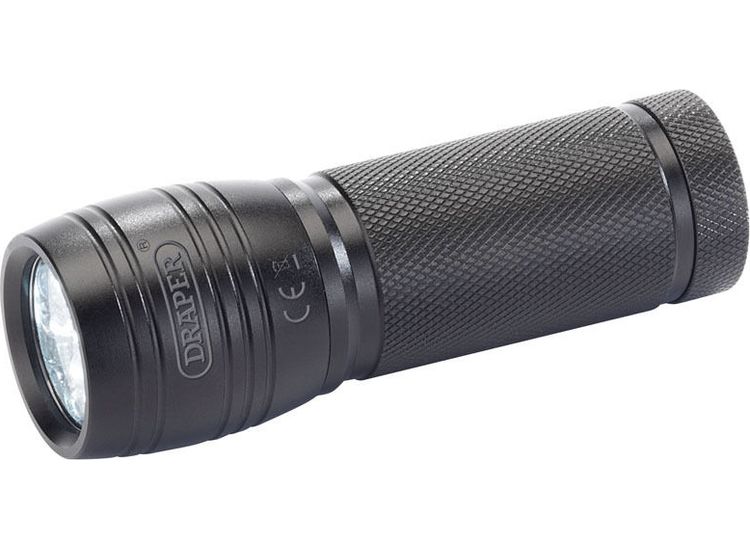 Draper 81110 Aluminium Torch (3 x AAA Batteries)