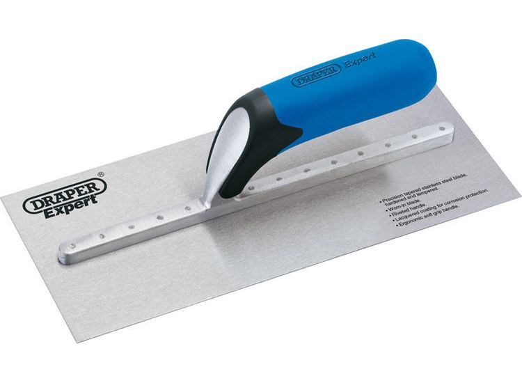 Draper 81200 Soft Grip Stainless Steel Plastering Trowel (280mm)