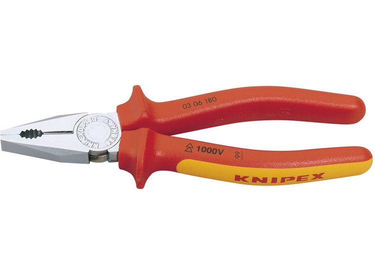 Draper 81204 Knipex 03 06 180 SBE 180mm Fully Insulated Combination Pliers