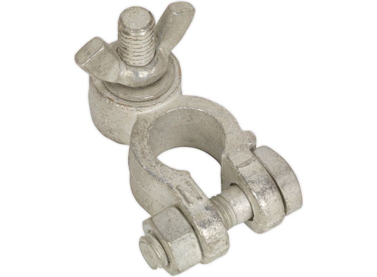 Sealey BTN24 Battery Terminal - Post with Washer &amp; Wing Nut 24V Negative Pack of 5