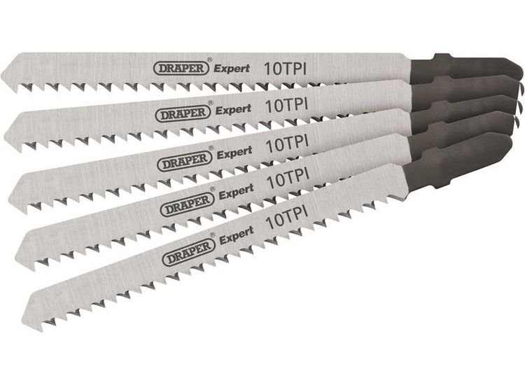 Draper 81716 DT101B 100mm Jigsaw Blade Set (5 Piece)