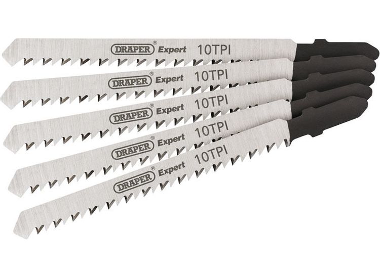 Draper 81718 DT101BR 100mm Jigsaw Blade Set (5 Piece)