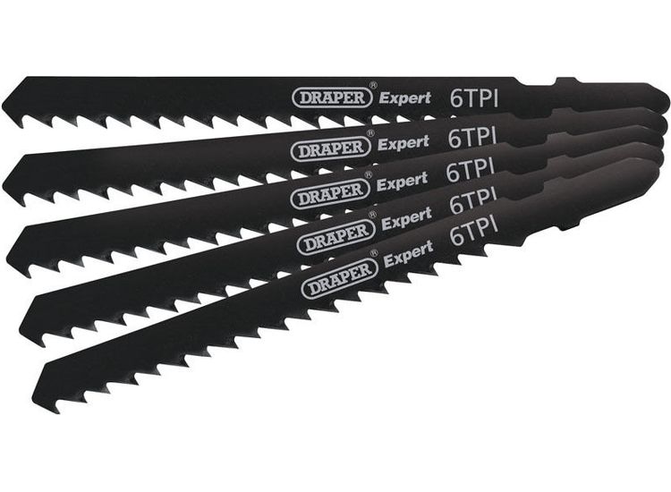 Draper 81725 DT144D 100mm Jigsaw Blade Set (5 Piece)