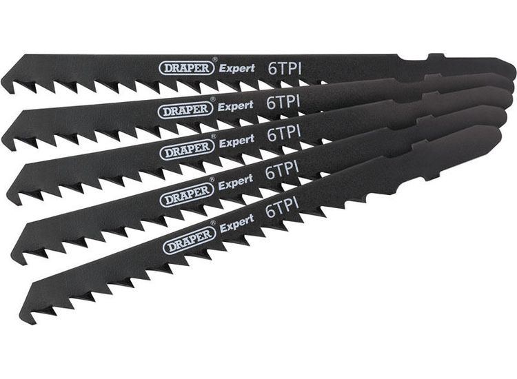 Draper 81726 DT144DP 100mm Jigsaw Blade Set (5 Piece)